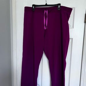 FIGS magenta livingston scrub pants XXL